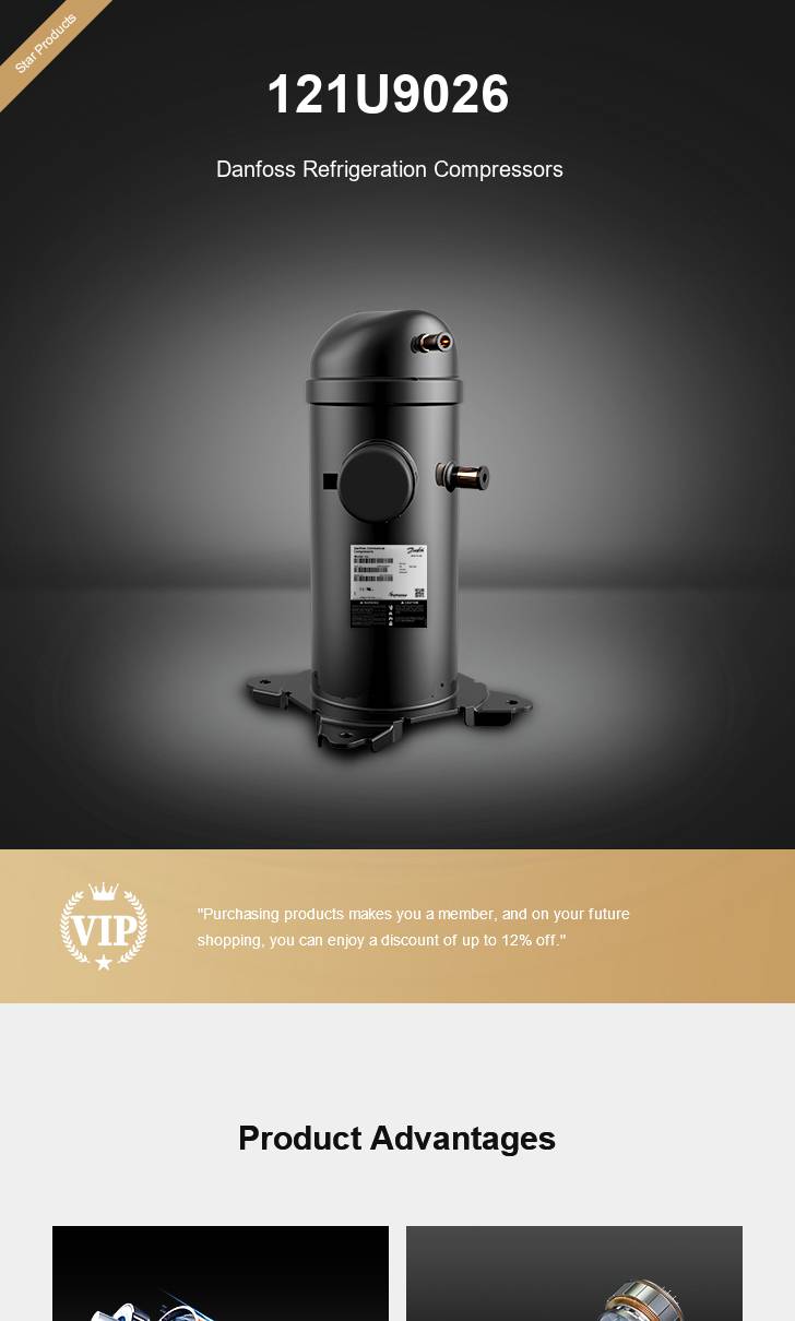 Danfoss Compressor 121U9026, technical parameters pdf, structure diagram